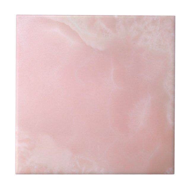 Rose Quartz Ceramic Tile (Front)