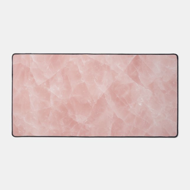 Rose Quartz Crystal Desk Mat (Front)