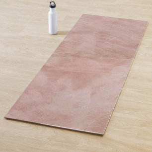Rose Quartz Crystal Marble Yoga Mat