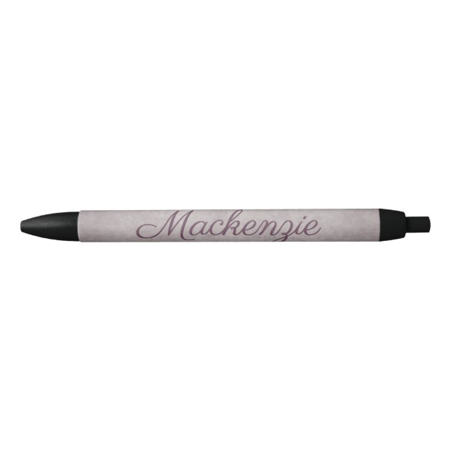 Rose-Quartz Desk | Name Chic Dusty Baby Pink Mauve Pen (Front)