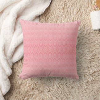 Rose Quartz Glow Throw Pillow