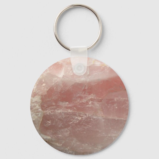 Rose Quartz Keychain (Front)