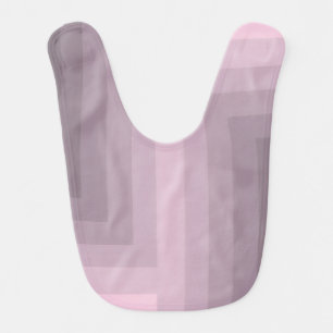 Rose Quartz Labyrinth Baby Bib