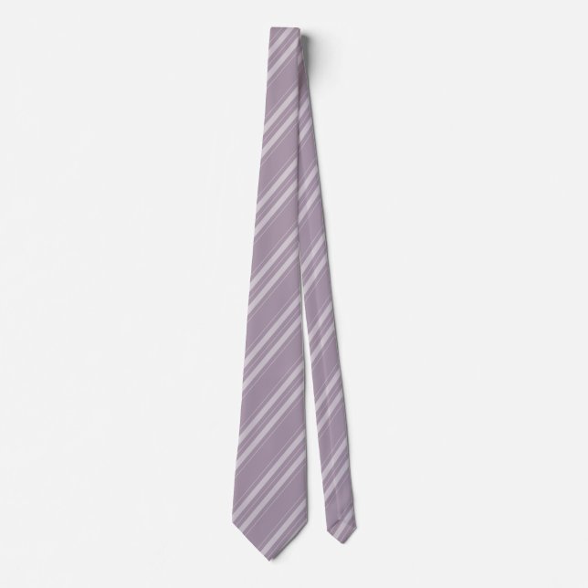 Rose Quartz Lines Modern Neck Tie (Front)
