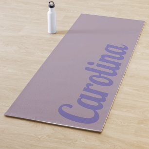 Rose Quartz Modern Name Stylish Simple Yoga Mat