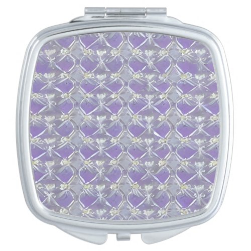 rose quartz periwinkle violet gray compact mirror