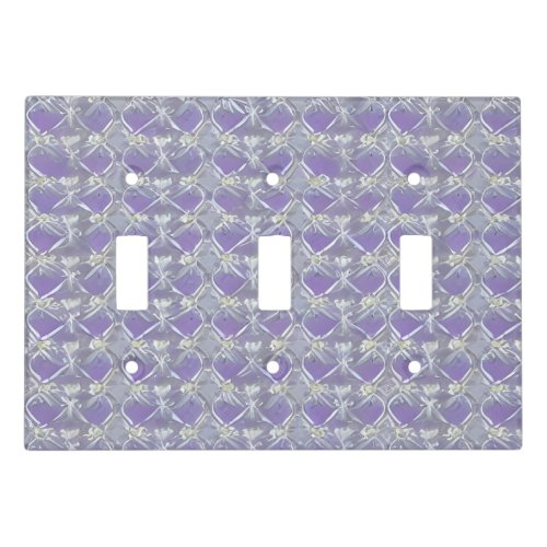 rose quartz periwinkle violet gray light switch cover