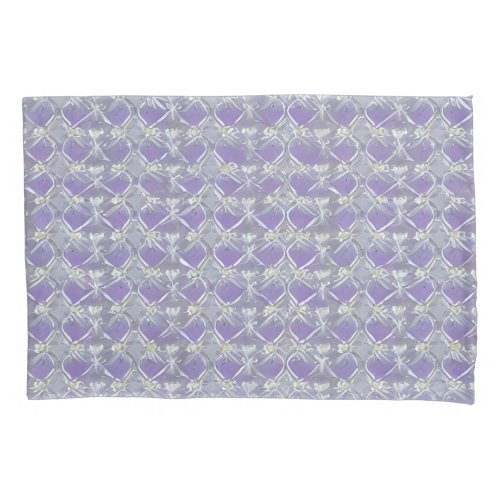 rose quartz periwinkle violet gray pillow case