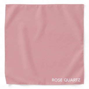 Rose Quartz pink color name Bandana
