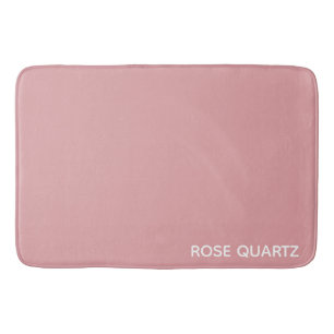 Rose Quartz pink color name Bath Mat