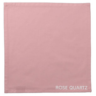 Rose Quartz pink color name Cloth Napkin