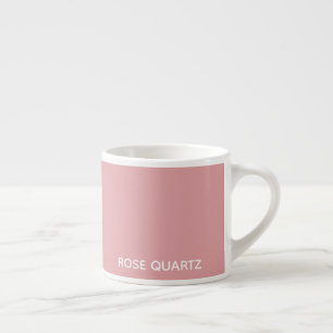 Rose Quartz pink color name Espresso Cup