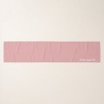 Rose Quartz pink color name Scarf<br><div class="desc">Rose quartz has a delicate pale pink color</div>