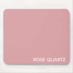 Rose Quartz pink colour name Mouse Pad