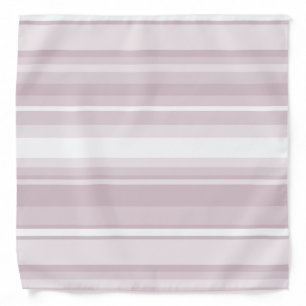 Rose quartz pink stripes bandana