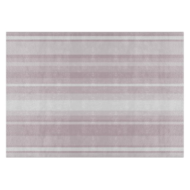 Rose quartz pink stripes cutting board (Front)