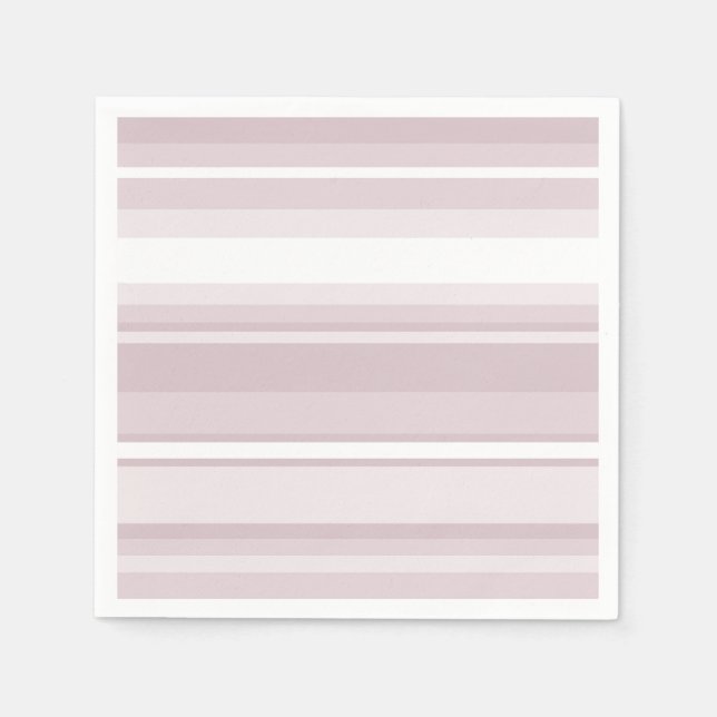 Rose quartz pink stripes napkins (Front)