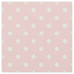 Rose Quartz Pink & White Polka Dot Fabric