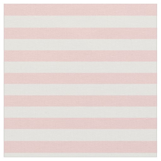 Rose Quartz Pink & White Striped Fabric