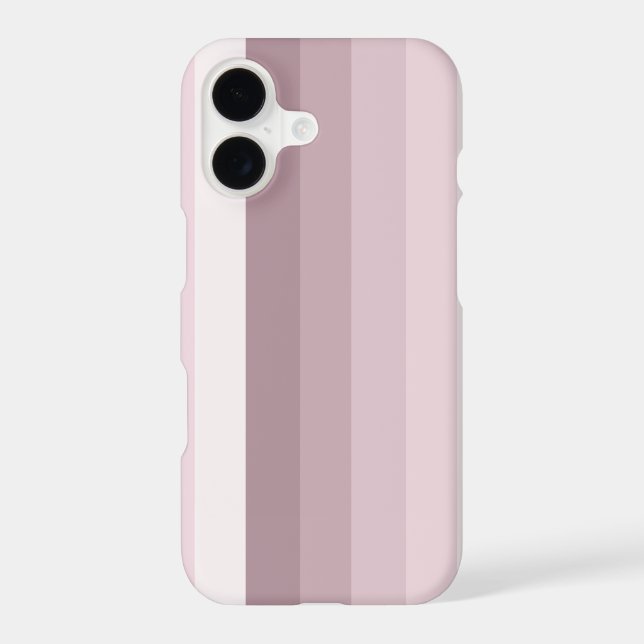 Rose quartz shadow stripes Case-Mate iPhone case (Back)