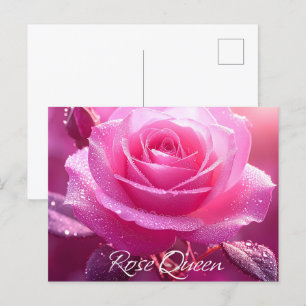 Rose Queen (pink edition) Postcard