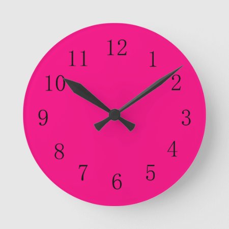 Rose Red Kitchen Wall Clock