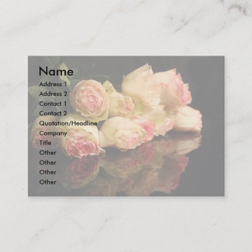 Rose Reflections Business Card