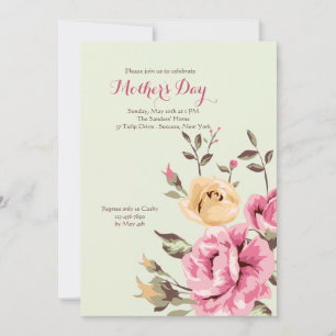 Rose Romance Invitation