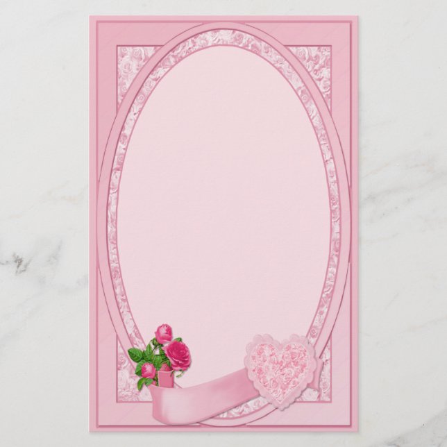 Rose Romance - Stationery (Front)