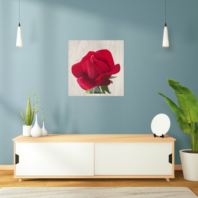 Rose rouge - Red rose  Acrylic Print (Creator Uploaded)