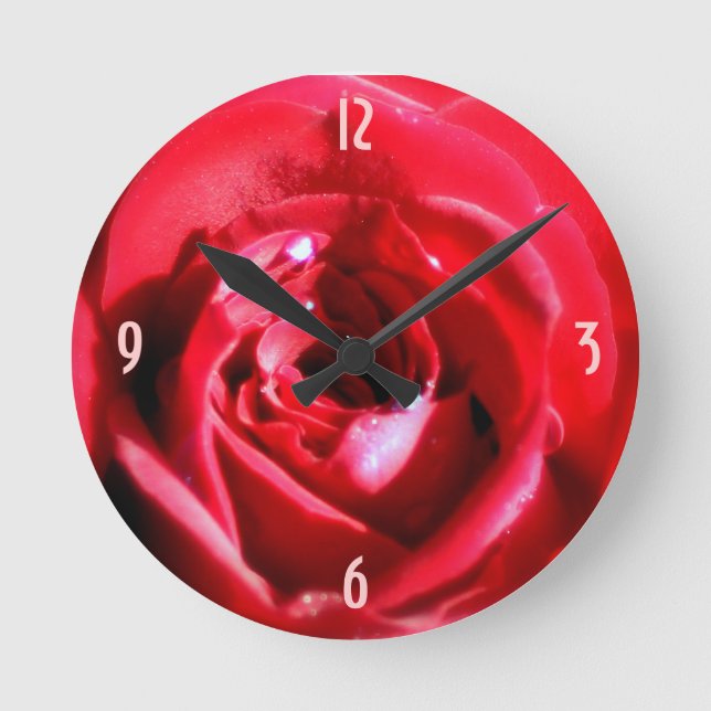 Rose Round Clock (Front)