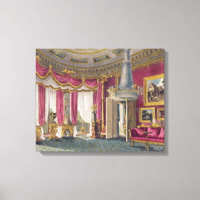 Rose Satin Drawing Room (second view) Carlton Hous Canvas Print (Front)