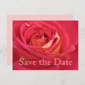 Rose Save the date 90th Birthday Celebration PostC Announcement Postcard (Front/Back)