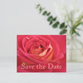 Rose Save the date 90th Birthday Celebration PostC Announcement Postcard (Standing Front)