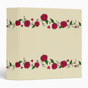Rose Scrapbook Binder
