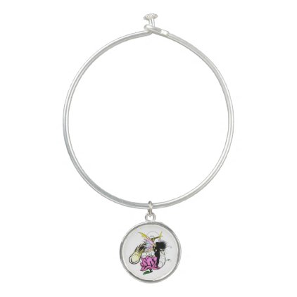 Rose Shadow Fairy Bangle Bracelet