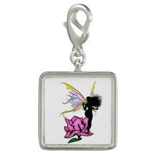 Rose Shadow Fairy Charm