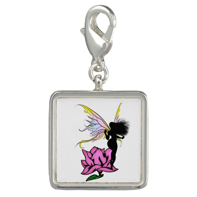 Rose Shadow Fairy Charm (Front)