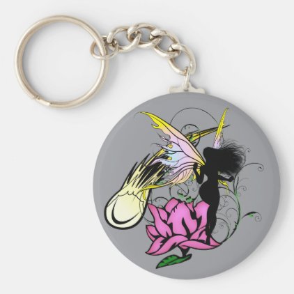 Rose Shadow Fairy Keychain
