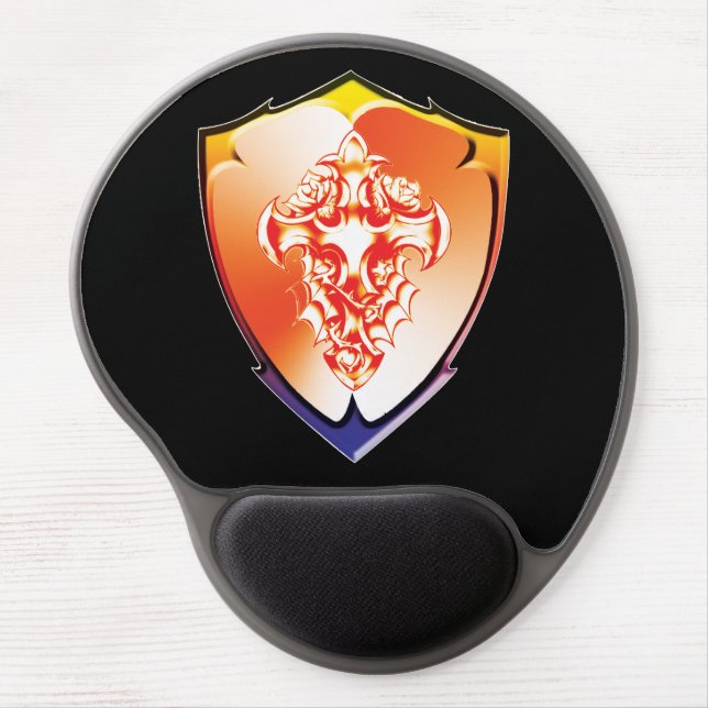 Rose Shield Mouse Pad (Front)