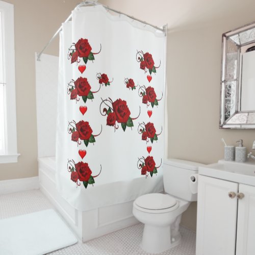 Rose Shower curtain