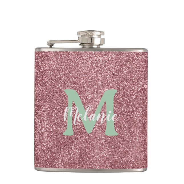 Rose Signature Flask (Front)