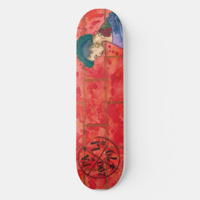Rose Skateboard Deck (Front)