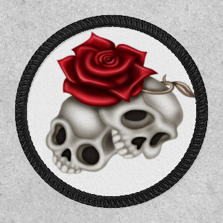 Rose Skulls Patch