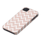Rose Smoke Chevron Iphone 4S Case (Bottom)