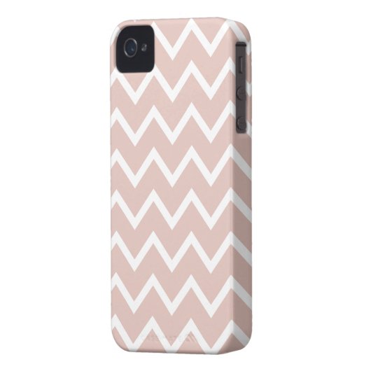 Rose Smoke Chevron Iphone 4S Case (Back Left)