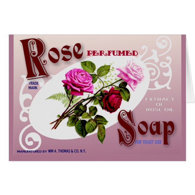 Rose Soap Cards (Front Horizontal)