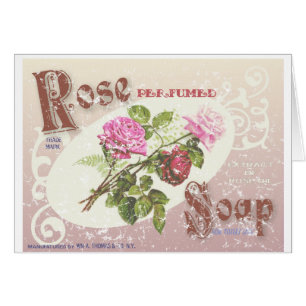 Rose Soap- distressed Cards