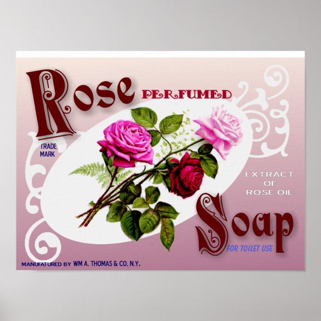 Rose Soap Poster (Front)
