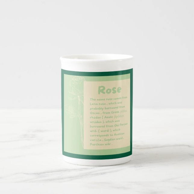 Rose Specialty Mug (Front)
